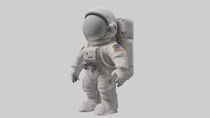 3D model Astronaut Suit Model 1 VR / AR / low-poly