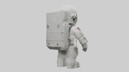 3D model Astronaut Suit Model 1 VR / AR / low-poly