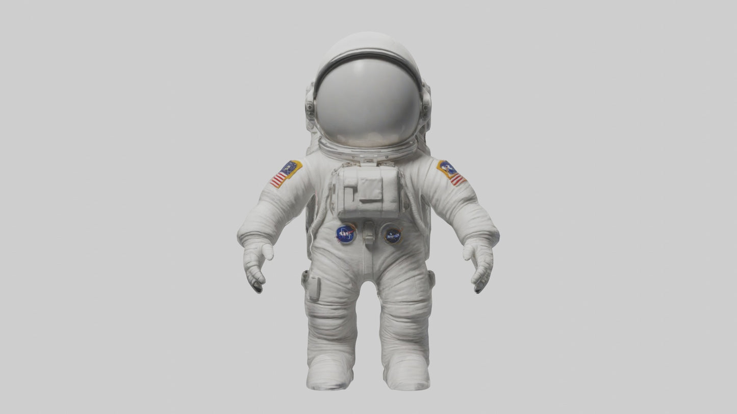 3D model Astronaut Suit Model 1 VR / AR / low-poly