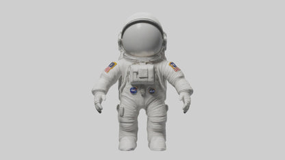 3D model Astronaut Suit Model 1 VR / AR / low-poly