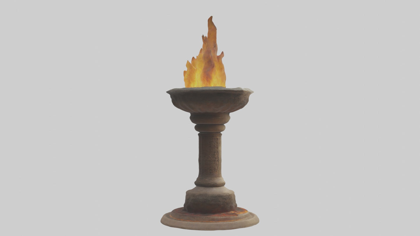 3D model Atash Behramfirealt 1 VR / AR / low-poly