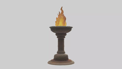 3D model Atash Behramfirealt 1 VR / AR / low-poly