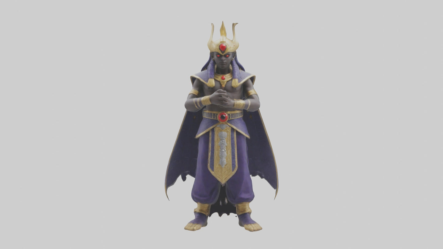 3D model Atem Model 1 VR / AR / low-poly