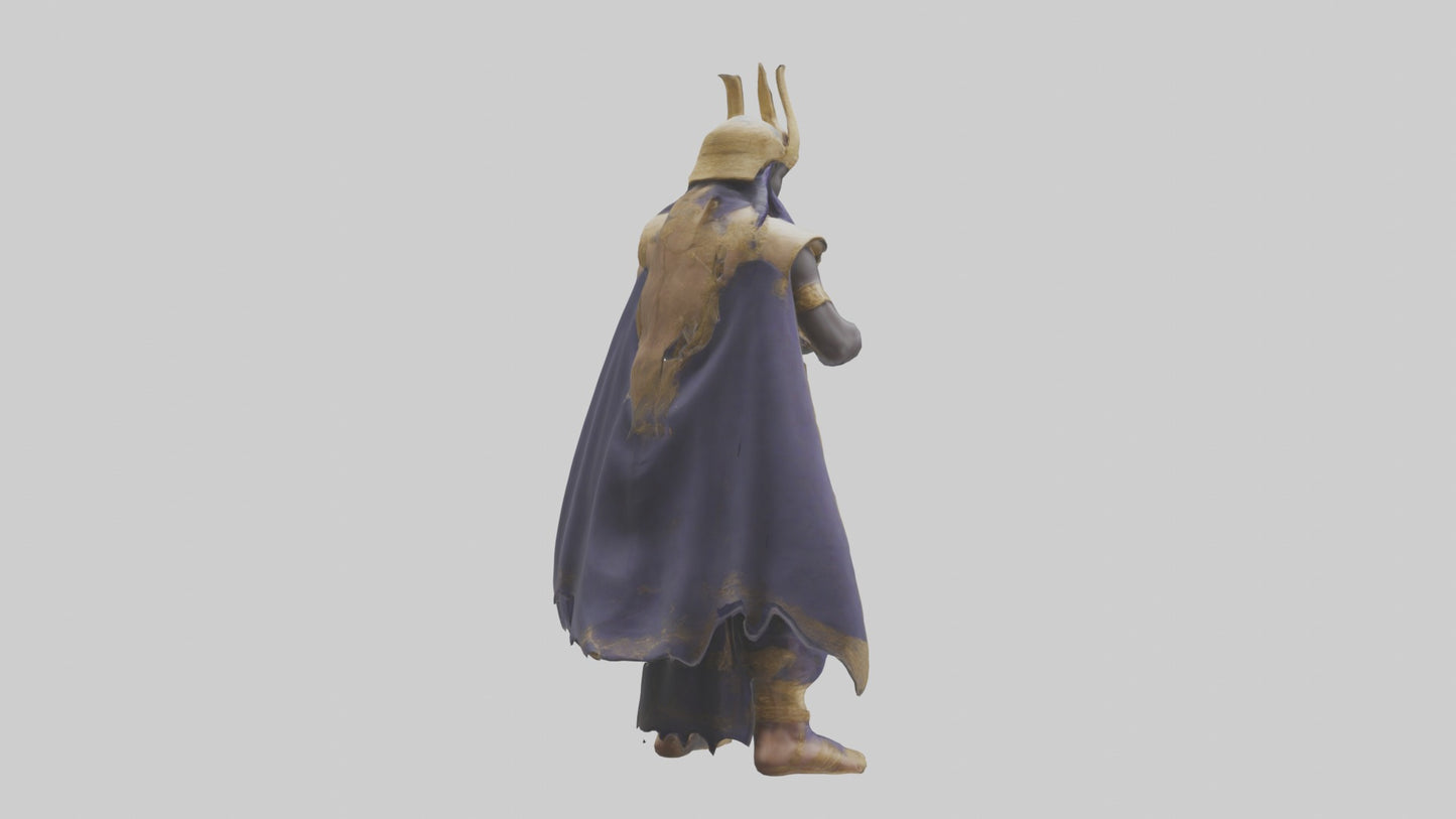 3D model Atem Model 1 VR / AR / low-poly
