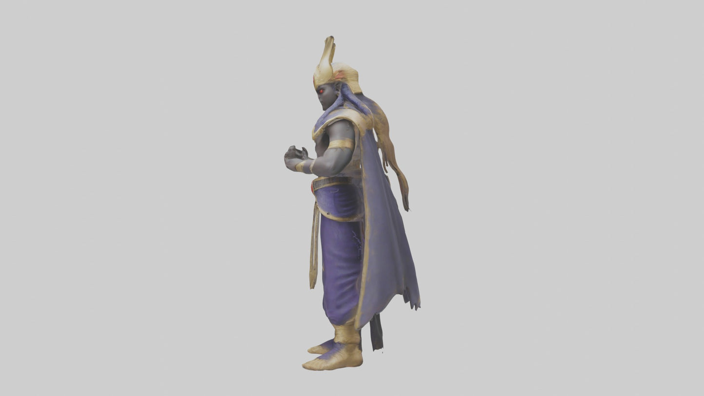 3D model Atem Model 1 VR / AR / low-poly