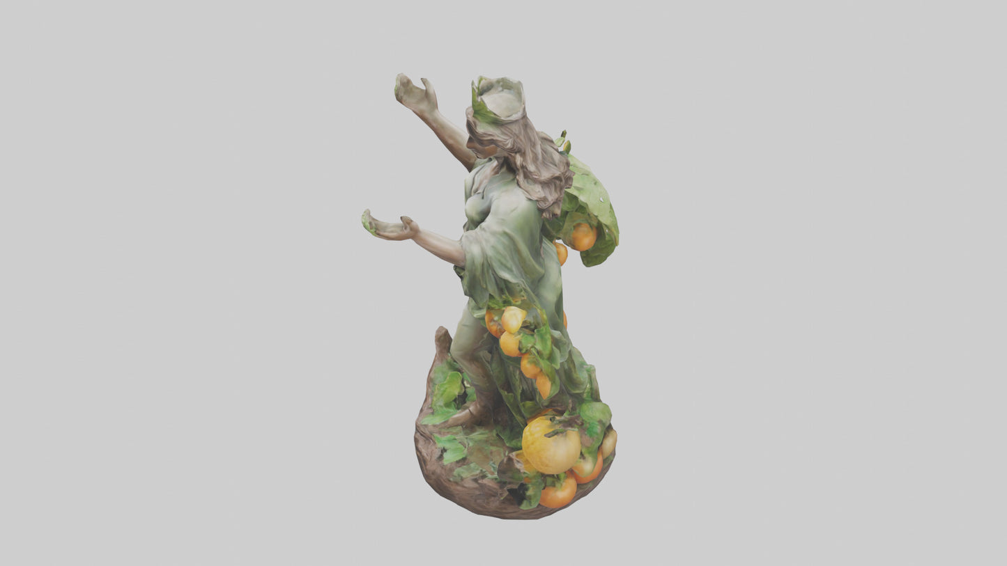 3D model atures Bounty Statue model VR / AR / low-poly