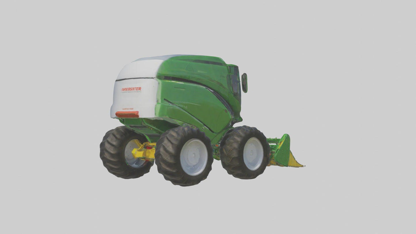 3D model Automated Farm Harves 1 VR / AR / low-poly