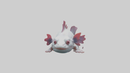 3D model Axolotl Model 1 VR / AR / low-poly