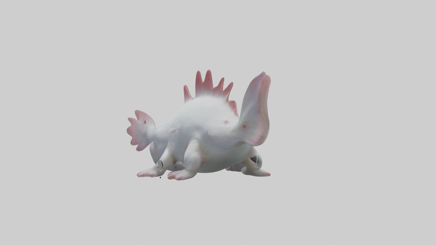 3D model Axolotl Model 1 VR / AR / low-poly