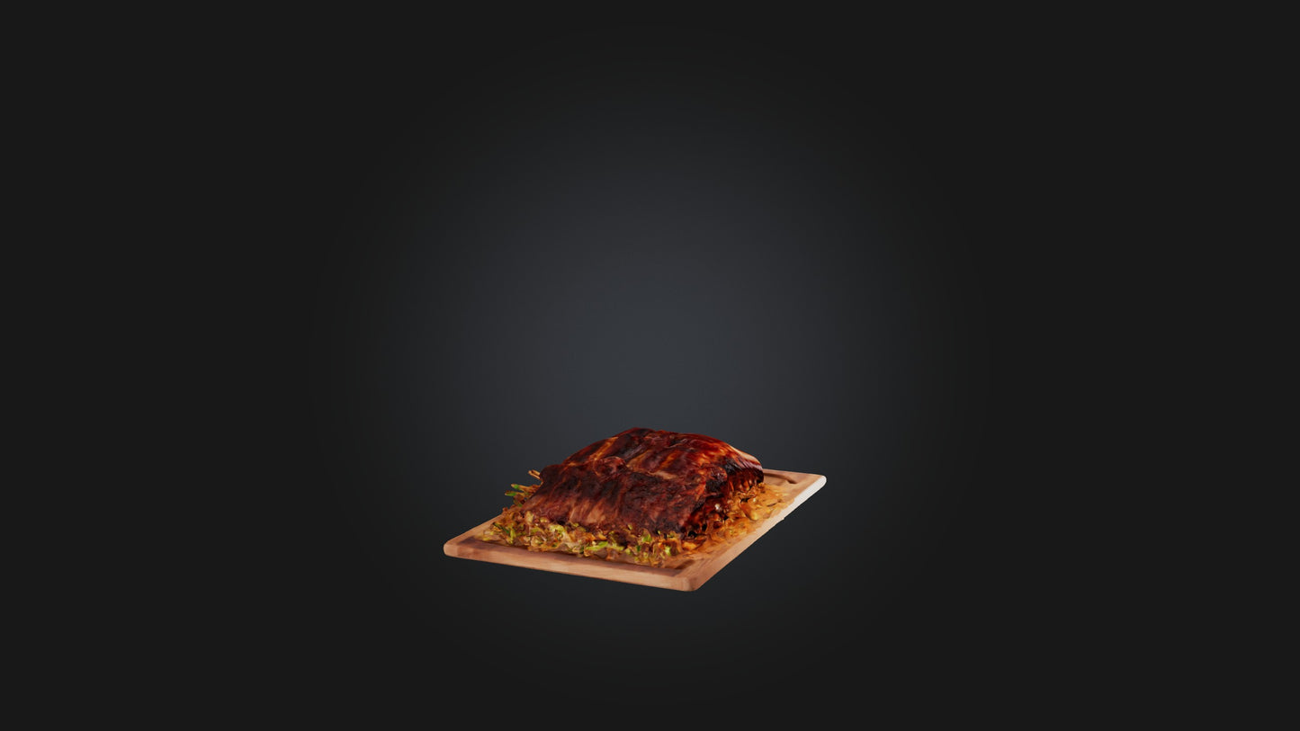 3D model Baby Back Ribs Model VR / AR / low-poly