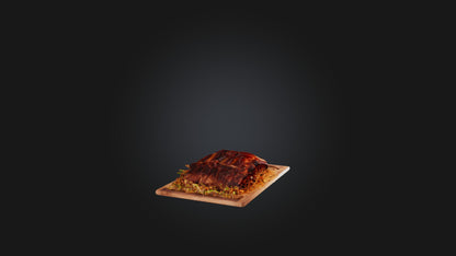 3D model Baby Back Ribs Model VR / AR / low-poly