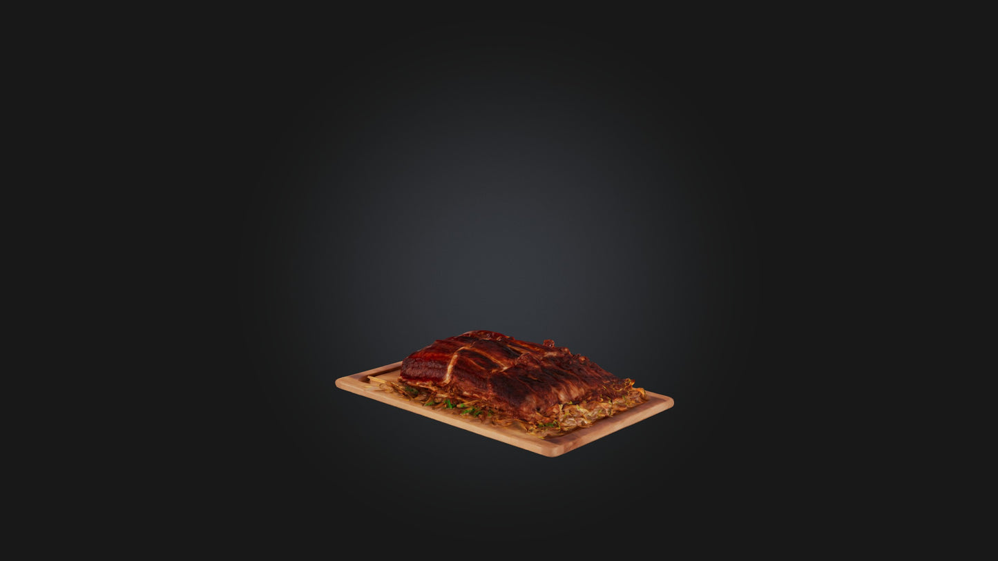 3D model Baby Back Ribs Model VR / AR / low-poly