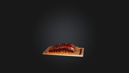 3D model Baby Back Ribs Model VR / AR / low-poly