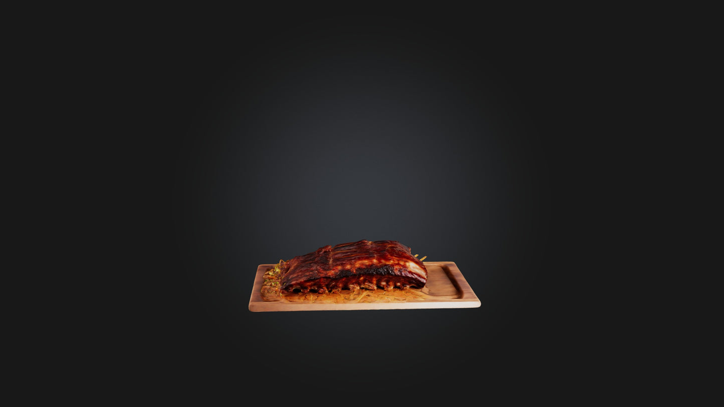 3D model Baby Back Ribs Model VR / AR / low-poly