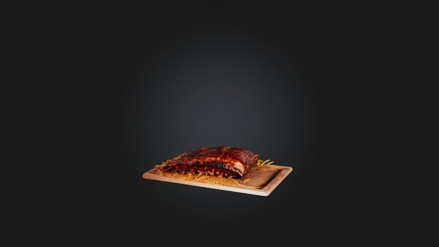 3D model Baby Back Ribs Model VR / AR / low-poly