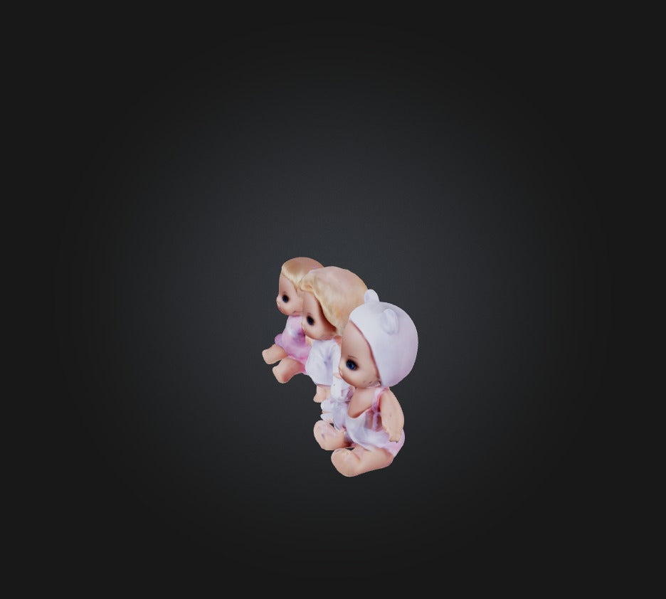 3D model baby doll toys VR / AR / low-poly