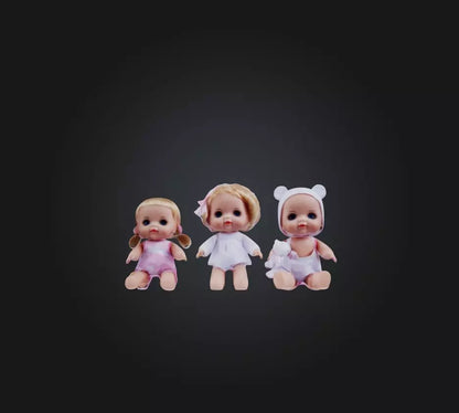 3D model baby doll toys VR / AR / low-poly