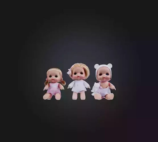 3D model baby doll toys VR / AR / low-poly