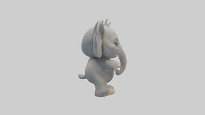 3D model Baby Elephant Model 1 VR / AR / low-poly