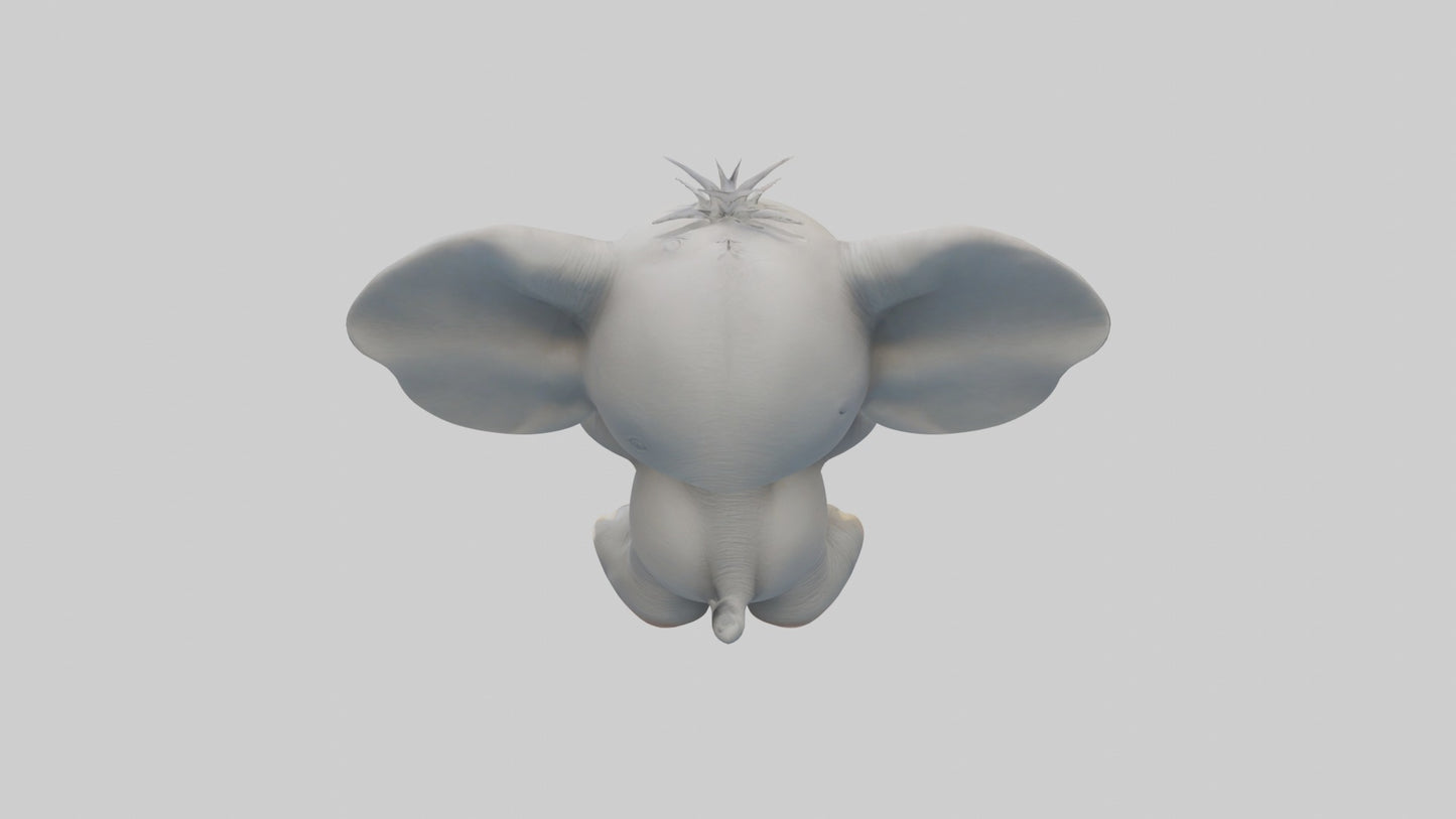 3D model Baby Elephant Model 1 VR / AR / low-poly