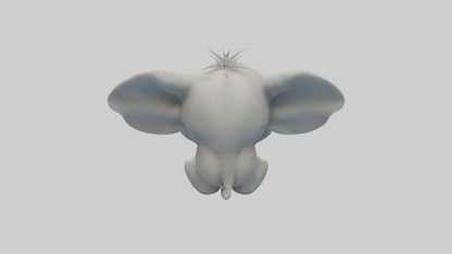 3D model Baby Elephant Model 1 VR / AR / low-poly