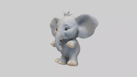 3D model Baby Elephant Model 1 VR / AR / low-poly