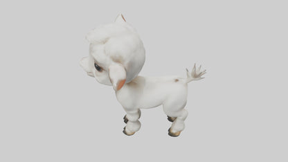 3D model Baby Goat Kid Model 1 VR / AR / low-poly