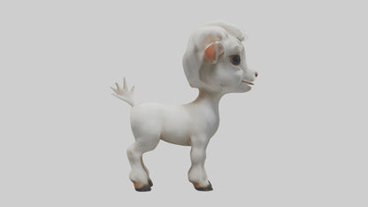 3D model Baby Goat Kid Model 1 VR / AR / low-poly