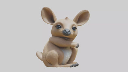 3D model Baby Kangaroo Joey 1 VR / AR / low-poly