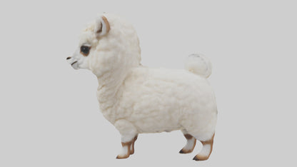 3D model Babyalpaca Model 1 VR / AR / low-poly