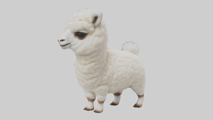 3D model Babyalpaca Model 1 VR / AR / low-poly