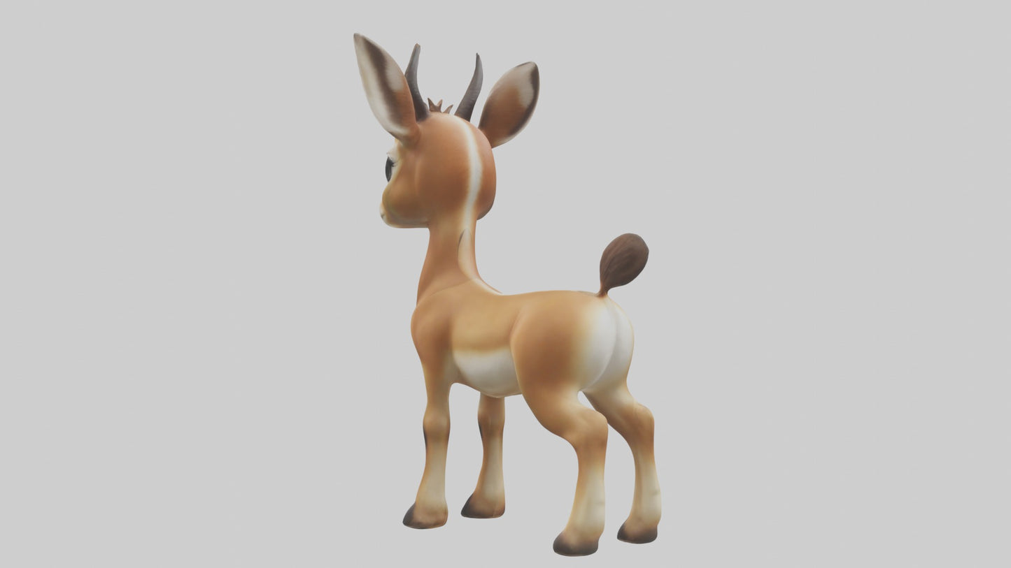 3D model Babyantelope Model 1 VR / AR / low-poly