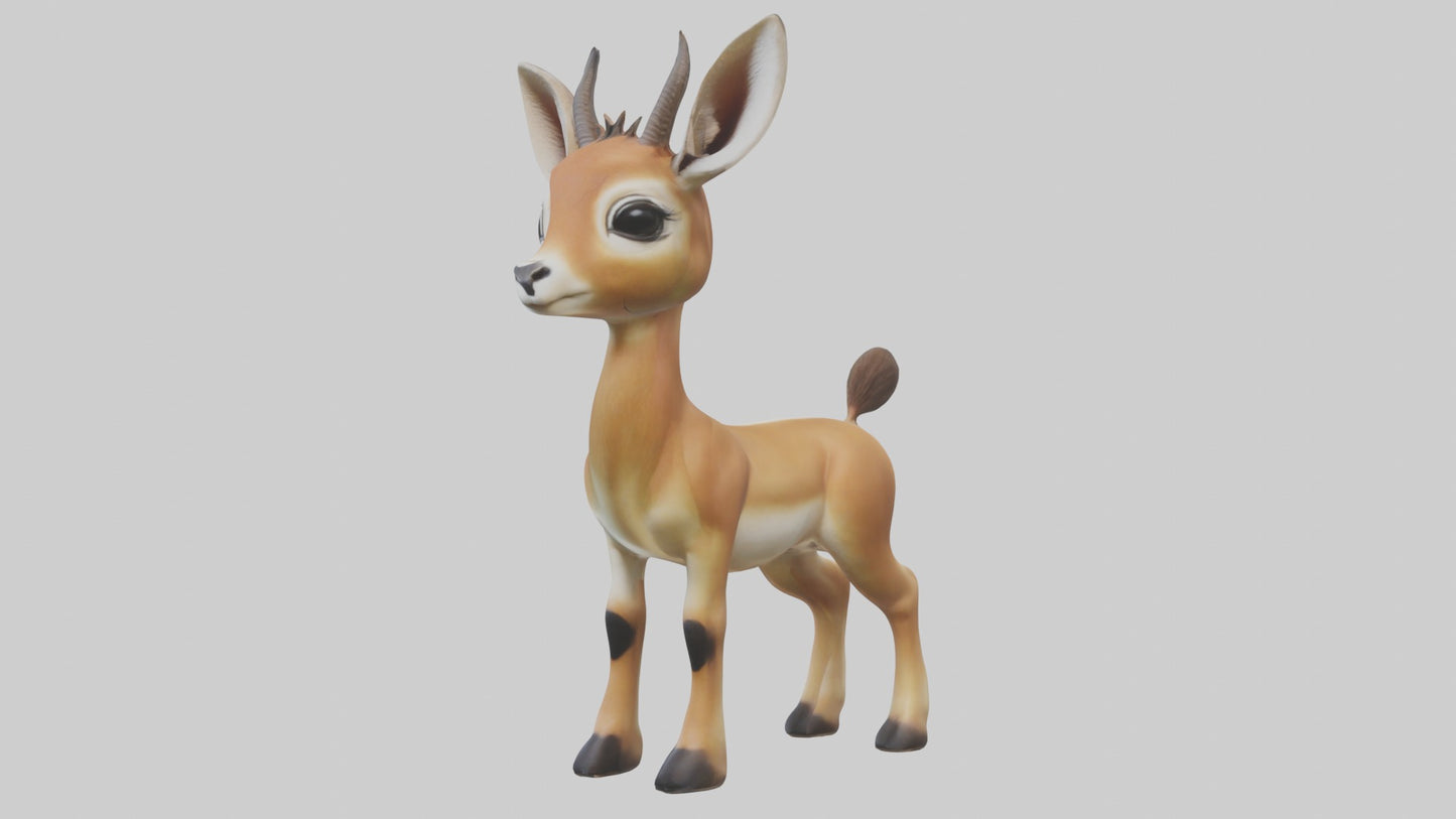 3D model Babyantelope Model 1 VR / AR / low-poly