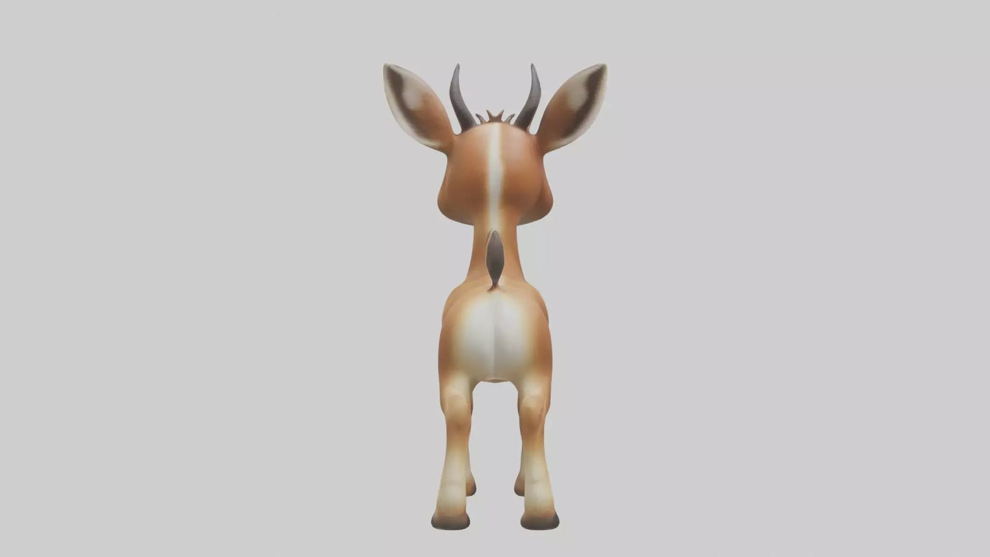 3D model Babyantelope Model 1 VR / AR / low-poly