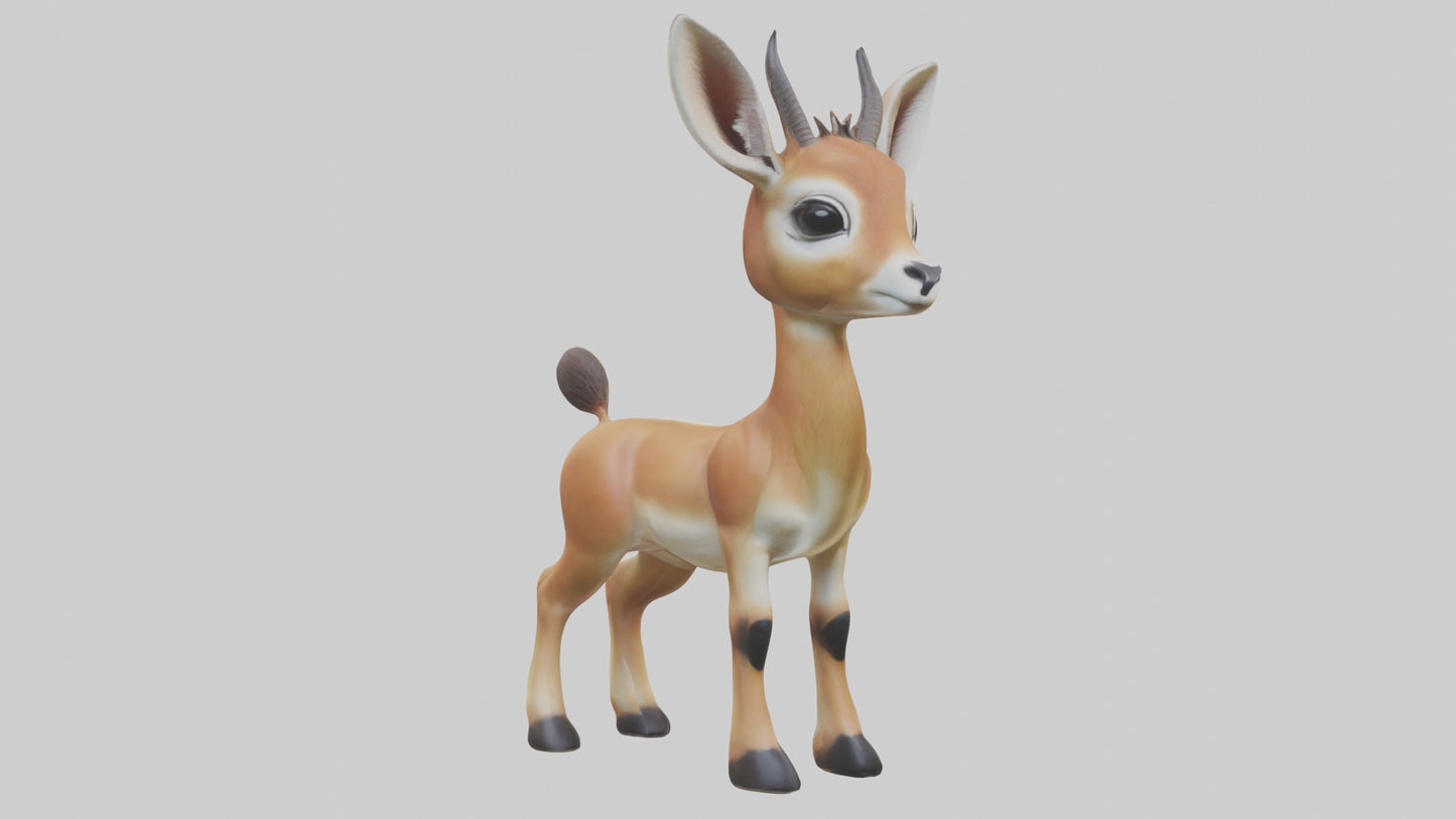 3D model Babyantelope Model 1 VR / AR / low-poly