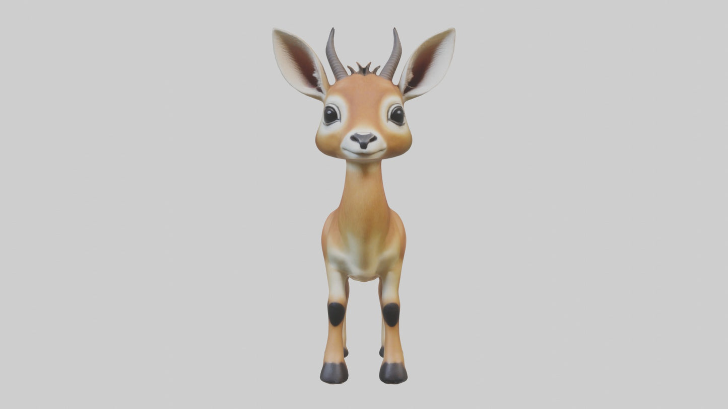 3D model Babyantelope Model 1 VR / AR / low-poly
