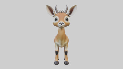 3D model Babyantelope Model 1 VR / AR / low-poly