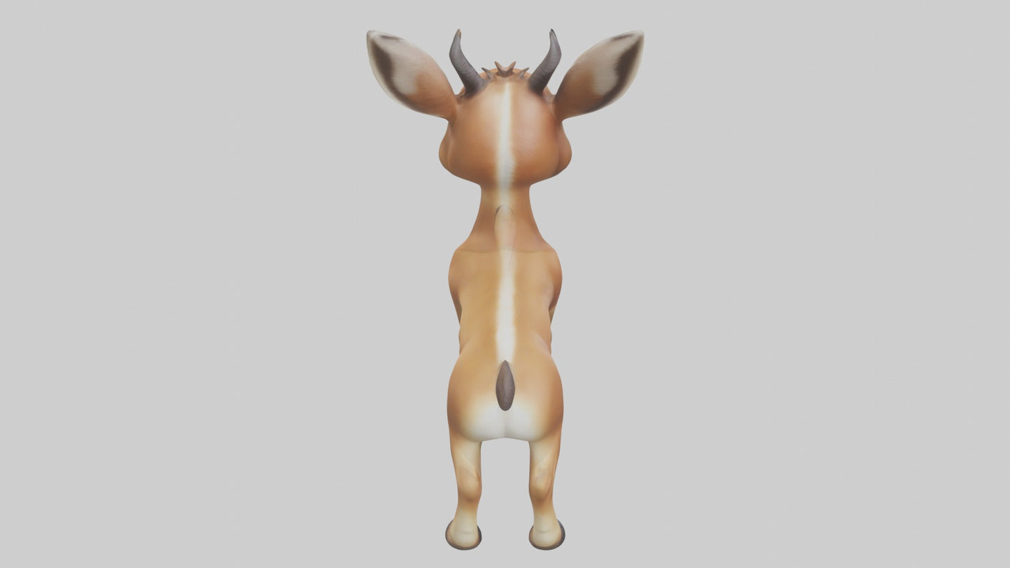 3D model Babyantelope Model 1 VR / AR / low-poly