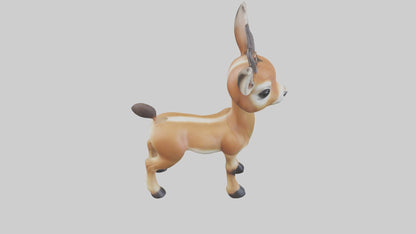 3D model Babyantelope Model 1 VR / AR / low-poly