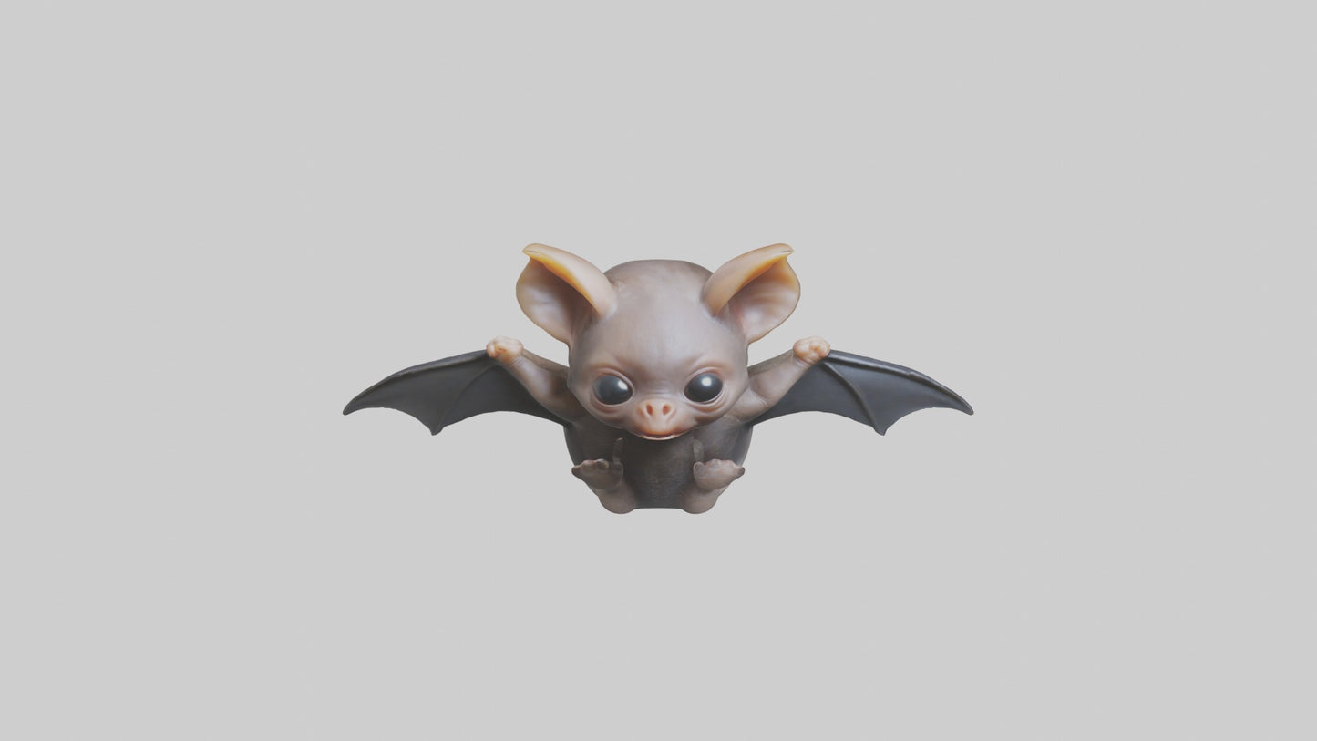 3D model Babybat Model 1 VR / AR / low-poly