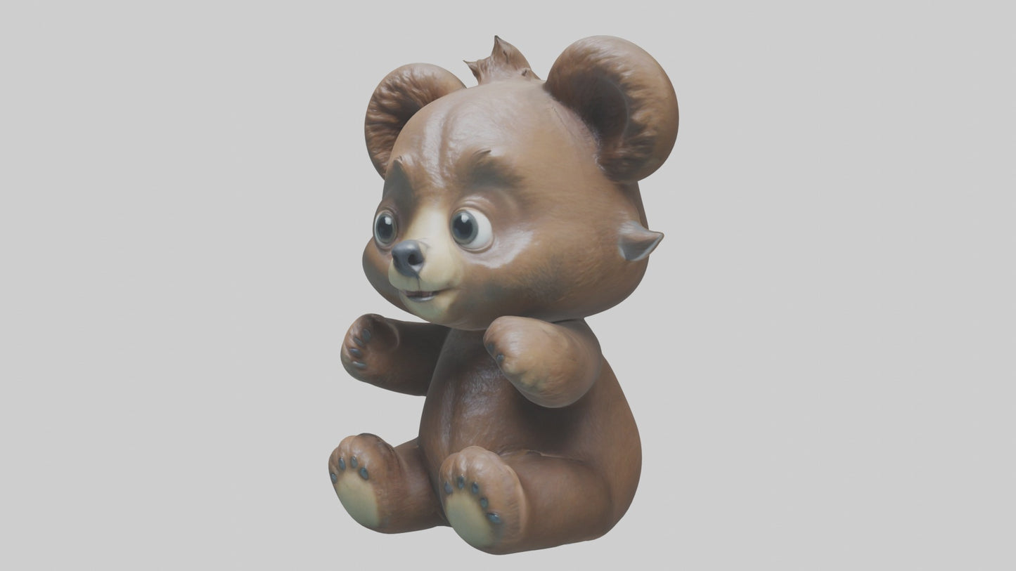 3D model Babybear Model 1 VR / AR / low-poly