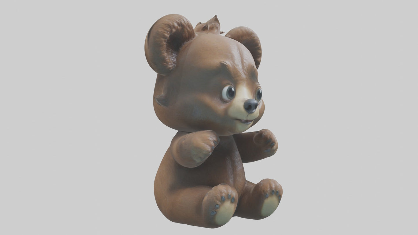 3D model Babybear Model 1 VR / AR / low-poly