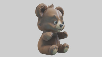 3D model Babybear Model 1 VR / AR / low-poly