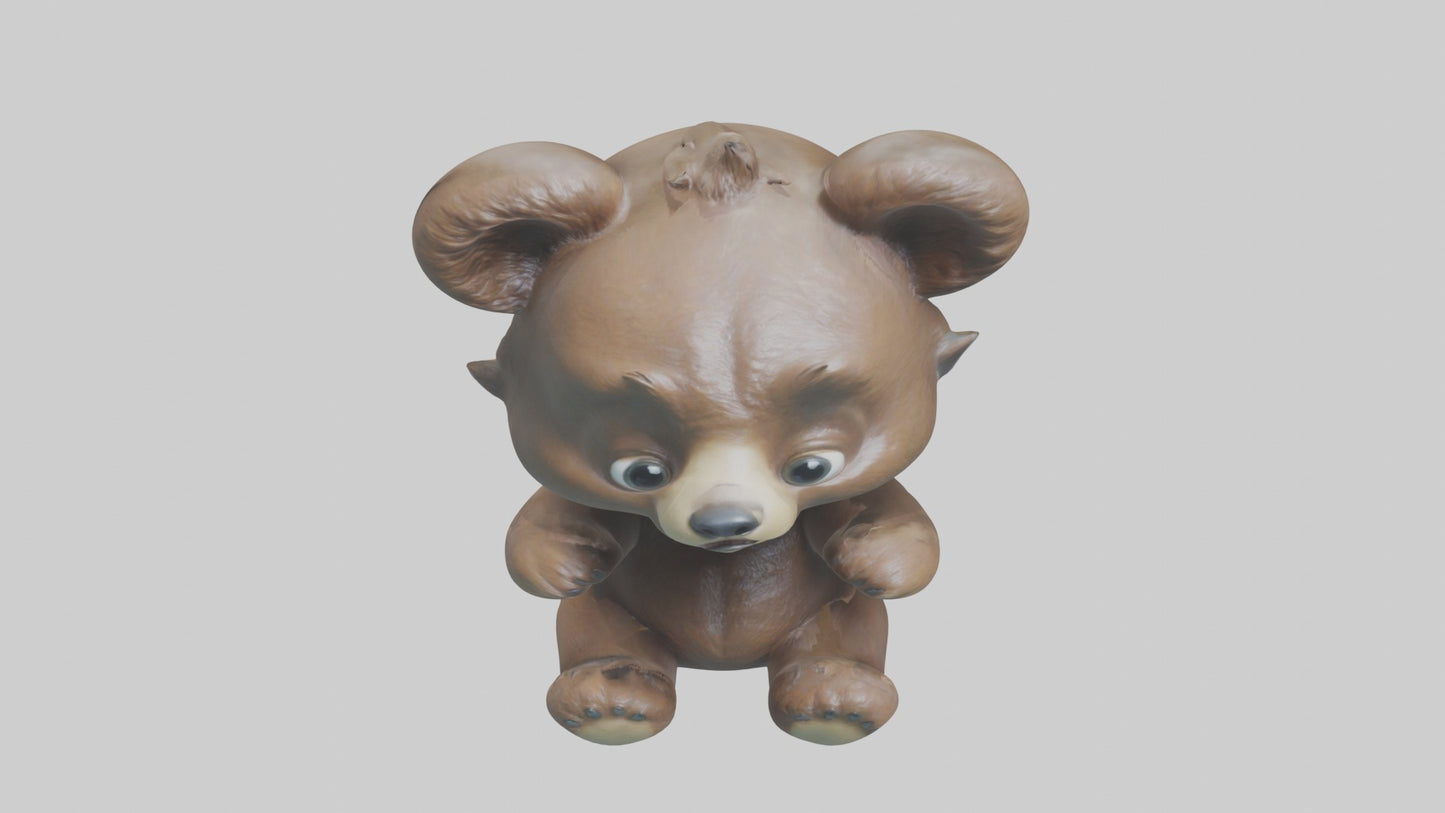 3D model Babybear Model 1 VR / AR / low-poly
