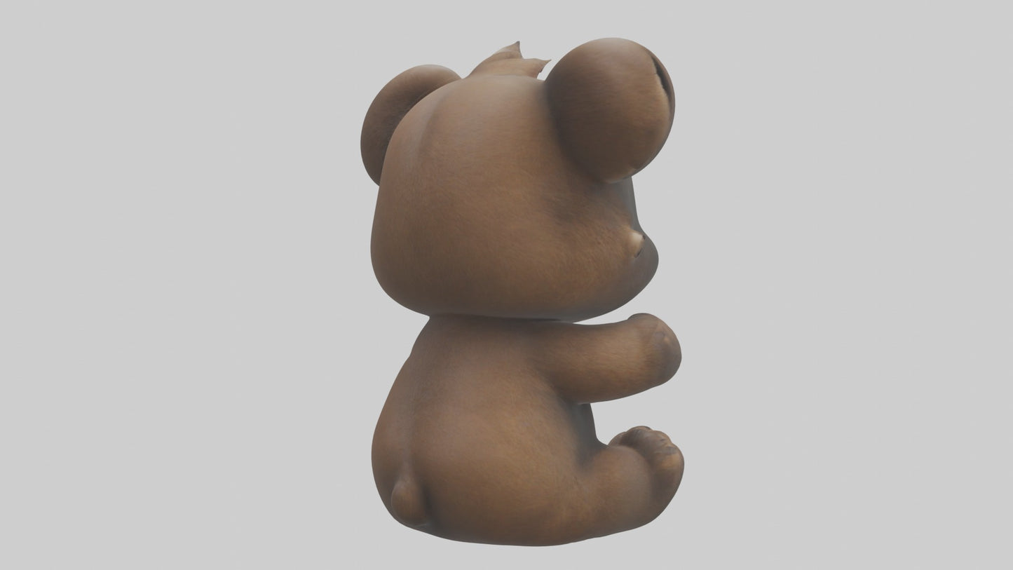 3D model Babybear Model 1 VR / AR / low-poly