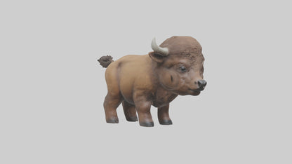 3D model Babybison Model 1 VR / AR / low-poly