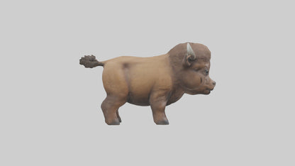 3D model Babybison Model 1 VR / AR / low-poly