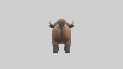 3D model Babybison Model 1 VR / AR / low-poly