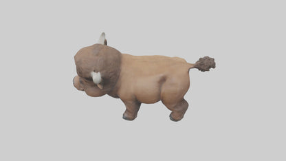 3D model Babybison Model 1 VR / AR / low-poly