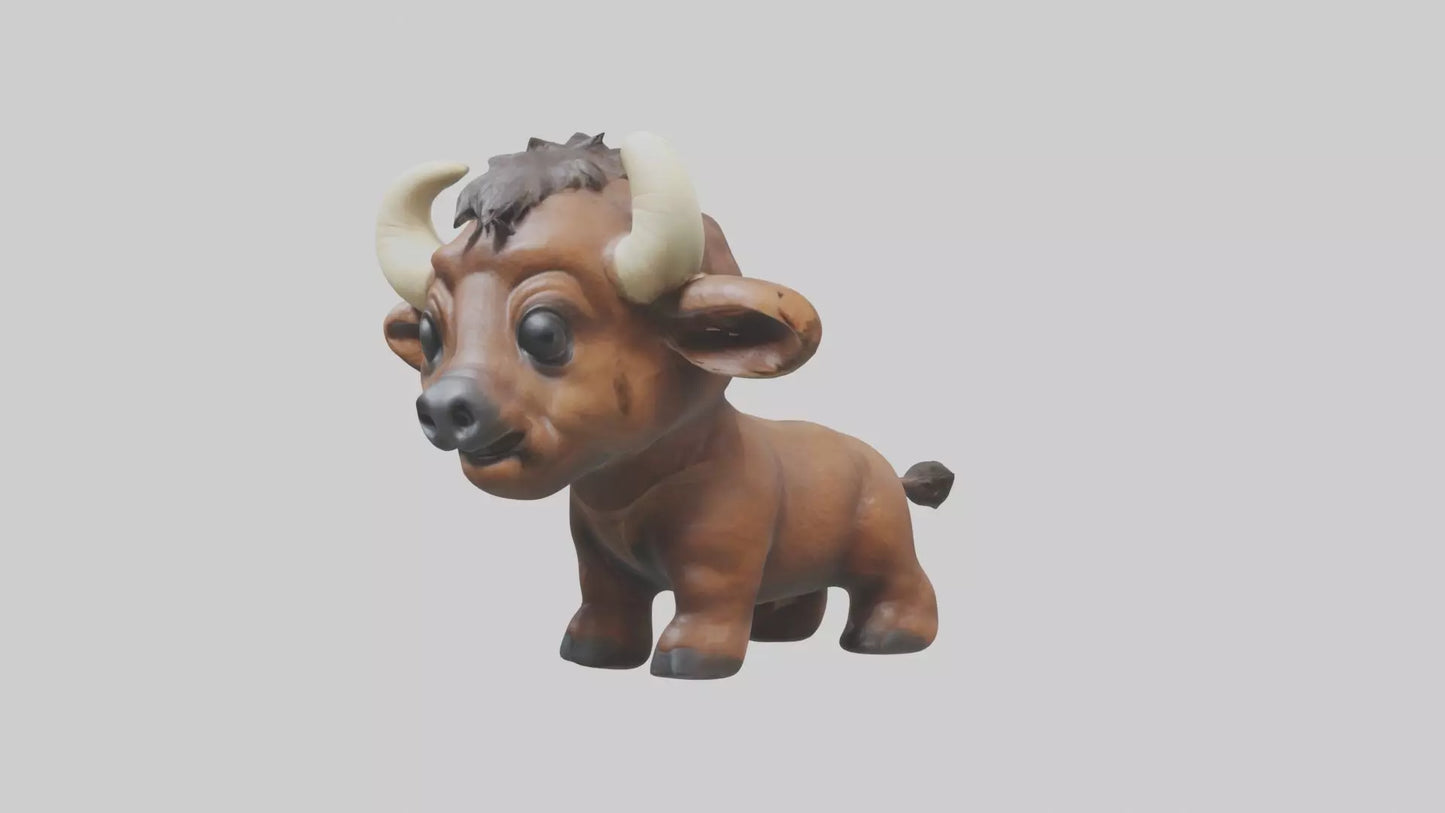 3D model Babybuffalo Model 1 VR / AR / low-poly